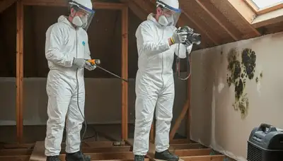 Bakersfield, CA mold inspection for hidden water damage in a home by a restoration professional