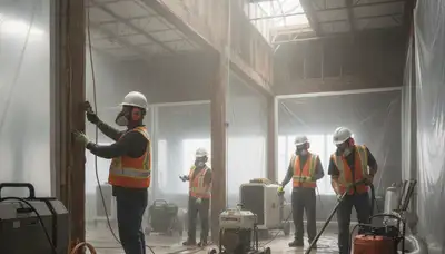 Structural drying equipment in Bakersfield, CA for fast water damage restoration in homes