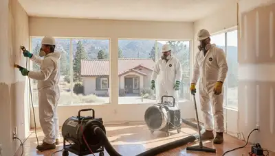 Water damage restoration team serving Bakersfield, CA with fast emergency cleanup and repair services