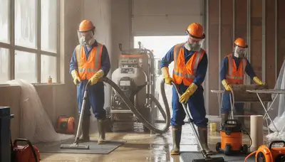 Water extraction service in Bakersfield, CA removing standing water from a home floor