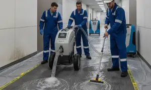 Water extraction service in Bakersfield, CA for water damage restoration emergency cleanup